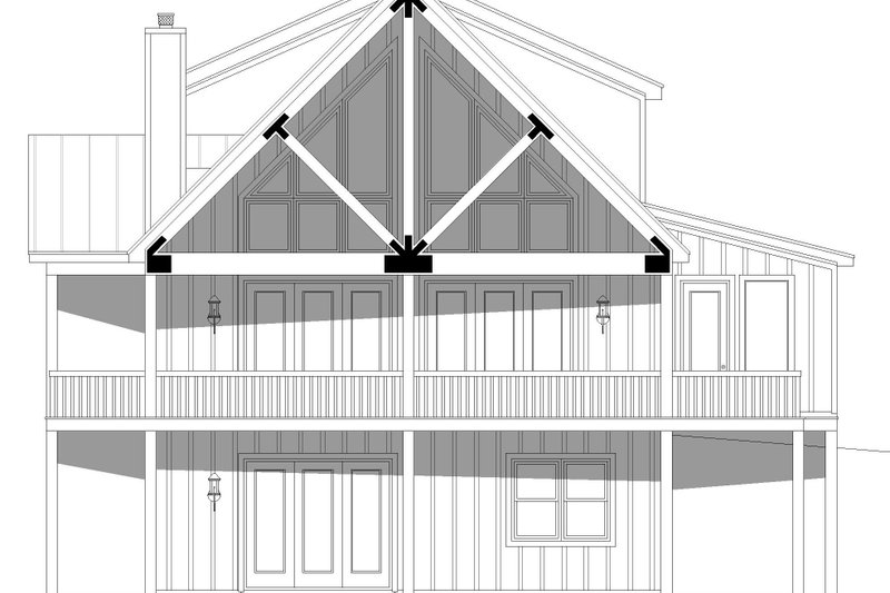 Dream House Plan - Exterior - Other Elevation for Country House Plan #932-759 - 4 bed, 3.5 bath