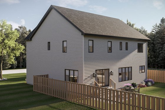 Exterior - Other Elevation 2 for Traditional House Plan #455-775 - 4 bed, 3.5 bath
