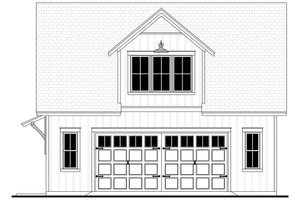 Exterior - Front Elevation 4 for Farmhouse House Plan #430-293 - 1 bed, 1 bath