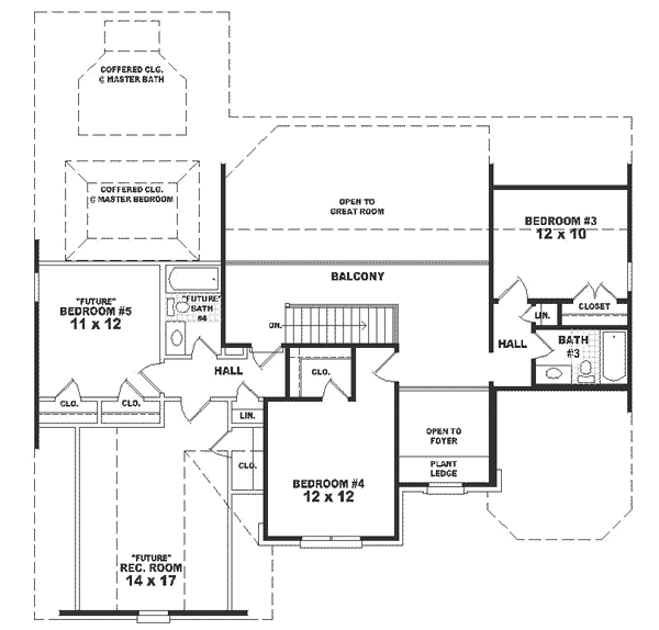 Traditional Style House Plan - 4 Beds 3 Baths 2527 Sq/Ft Plan #81-301 ...