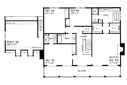 Southern Style House Plan - 4 Beds 3.5 Baths 3441 Sq/Ft Plan #72-385 