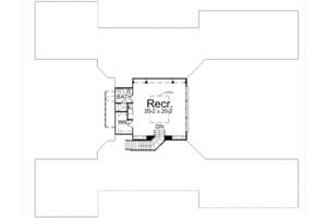 Floor Plan - Other Floor for European House Plan #119-145 - 3 bed, 3.5 bath