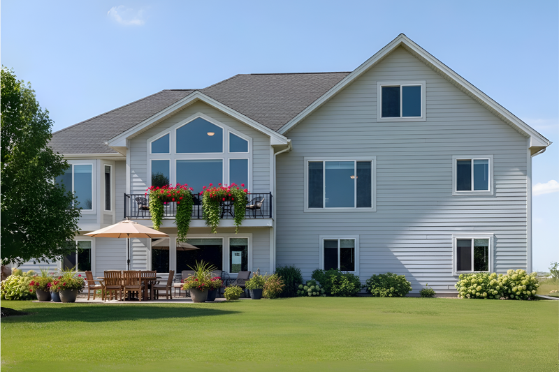 Home Plan - Exterior - Rear Elevation for Craftsman House Plan #112-323 - 6 bed, 3.5 bath