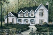 Country Style House Plan - 4 Beds 3.5 Baths 2967 Sq/Ft Plan #57-183 