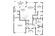 Contemporary Style House Plan - 3 Beds 2 Baths 1878 Sq/Ft Plan #48-944 