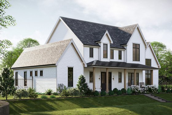 Exterior - Other Elevation 1 for Farmhouse House Plan #455-680 - 4 bed, 3.5 bath