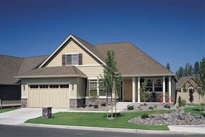 Front View - 1975 square foot Craftsman home