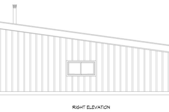 Exterior - Other Elevation 1 for Modern House Plan #932-833 - 1 bed, 1 bath
