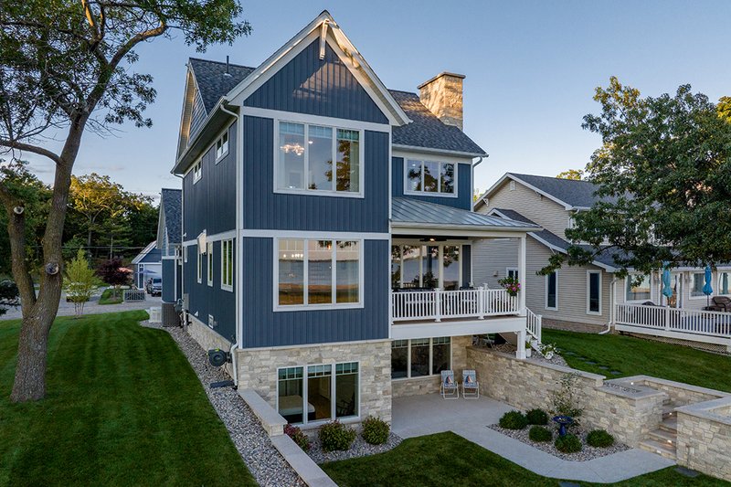 House Design - Exterior - Rear Elevation 7 for Cottage House Plan #928-400 - 4 bed, 4 bath