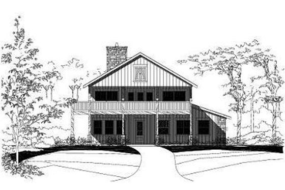 Exterior - Front Elevation for Bungalow House Plan #411-694 - 3 bed, 3 bath