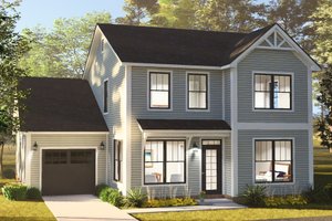 Architectural House Design - Exterior - Front Elevation for Cottage House Plan #513-2499 - 5 bed, 3 bath