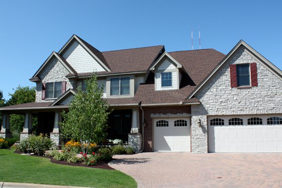 Exterior - Other Elevation for Colonial House Plan #51-321 - 4 bed, 2.5 bath
