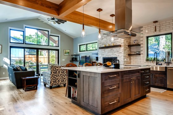 Interior - Kitchen 1 for Farmhouse House Plan #1042-23 - 3 bed, 2.5 bath