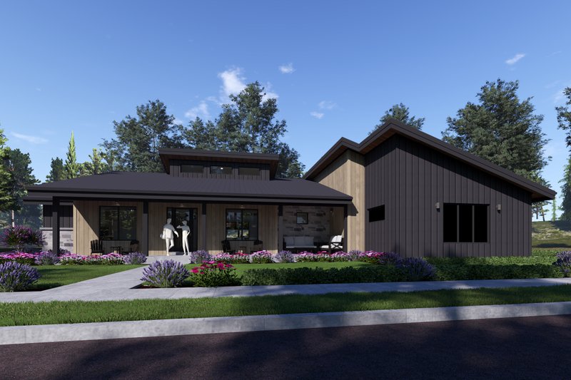 Home Plan - Exterior - Front Elevation 7 for Modern House Plan #1069-45 - 3 bed, 2.5 bath
