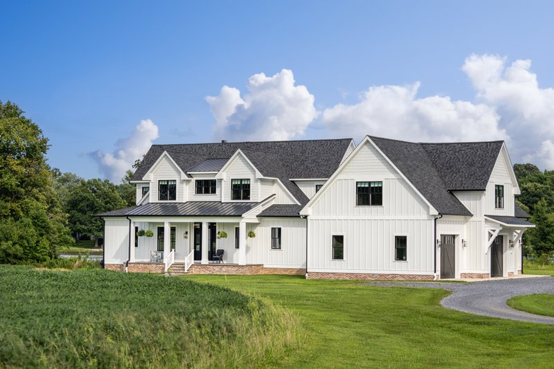 House Blueprint - Exterior - Front Elevation 2 for Farmhouse House Plan #928-373 - 3 bed, 3.5 bath