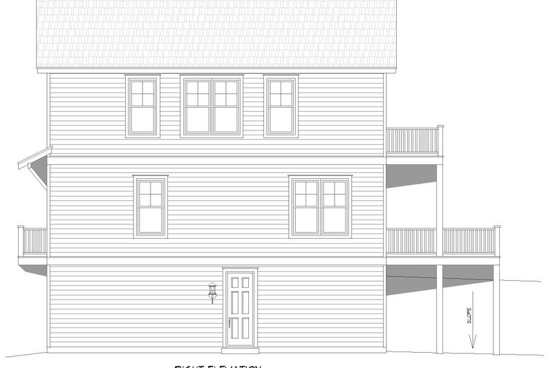 Dream House Plan - Exterior - Other Elevation 1 for Country House Plan #932-1460 - 4 bed, 3 bath