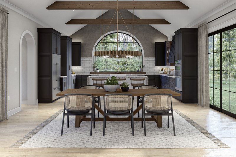 Home Plan - Interior - Dining Room 2 for European House Plan #455-635 - 4 bed, 3.5 bath