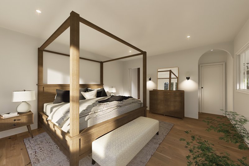 Architectural House Design - Interior - Master Bedroom for Farmhouse House Plan #23-2833 - 3 bed, 2.5 bath
