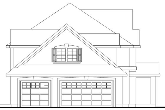 Exterior - Other Elevation for Mediterranean House Plan #124-588 - 4 bed, 3.5 bath