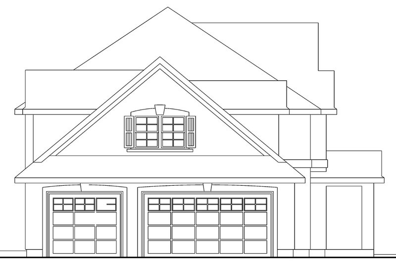 Home Plan - Exterior - Other Elevation for Mediterranean House Plan #124-588 - 4 bed, 3.5 bath