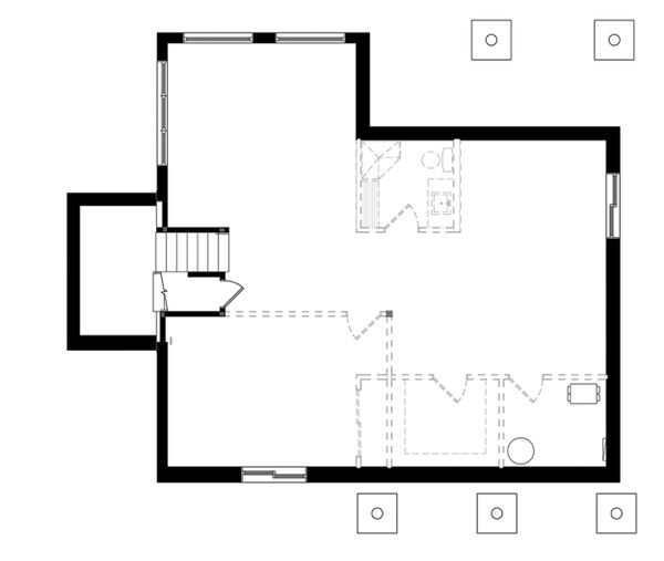 House Blueprint - Unfinished Basement