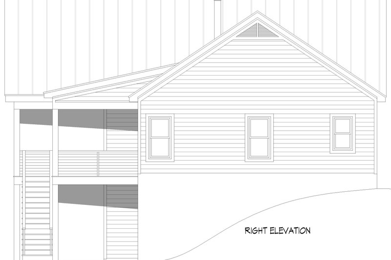 Home Plan - Exterior - Other Elevation 1 for Southern House Plan #932-1171 - 4 bed, 4 bath