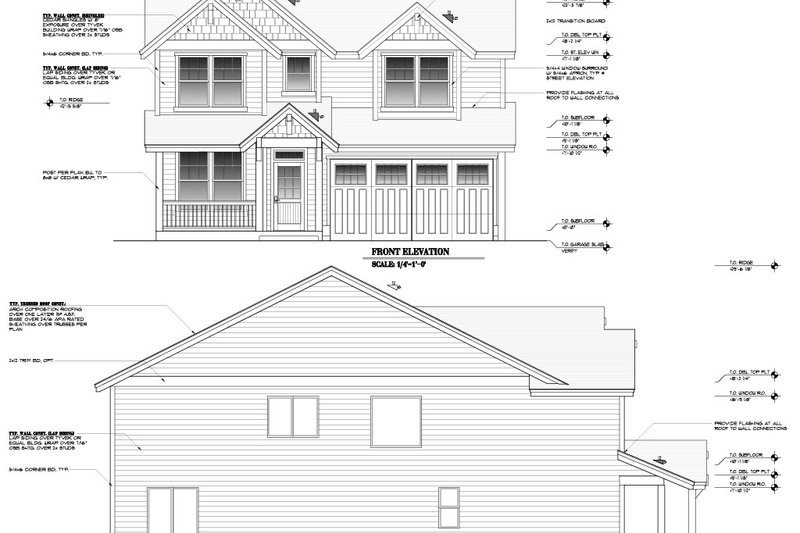 House Design - Exterior - Other Elevation for Craftsman House Plan #53-755 - 5 bed, 2.5 bath