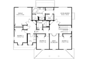 Farmhouse Style House Plan - 4 Beds 2.5 Baths 2980 Sq/Ft Plan #132-138 