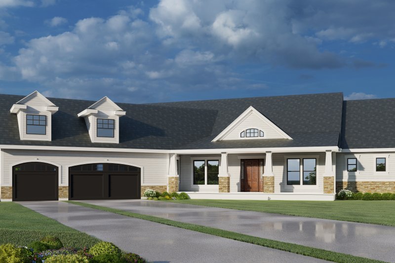 Dream House Plan - Country Exterior - Front Elevation Plan #112-229