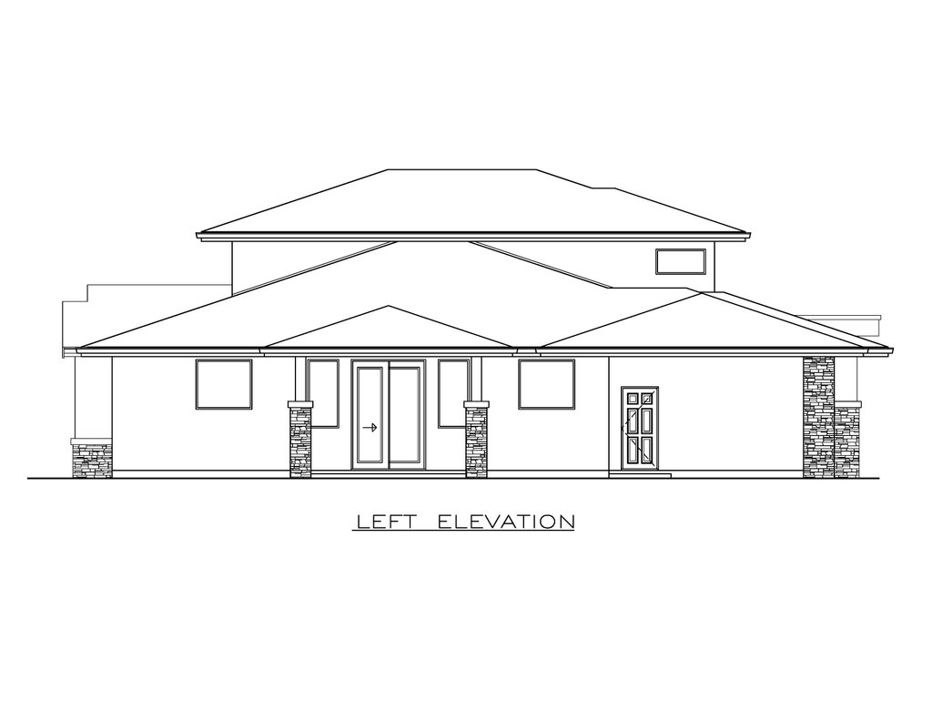 Exterior - Other Elevation for Traditional House Plan #1100-116 - 6 bed, 5 bath