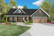 Ranch Style House Plan - 3 Beds 2.5 Baths 1834 Sq/Ft Plan #406-9669 