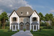 European Style House Plan - 2 Beds 2.5 Baths 1764 Sq/Ft Plan #17-2527 
