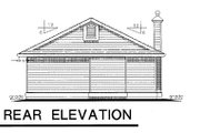 Bungalow Style House Plan - 3 Beds 1.5 Baths 1210 Sq/Ft Plan #18-157 