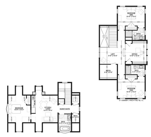 Dream House Plan - Country Floor Plan - Upper Floor Plan #928-13
