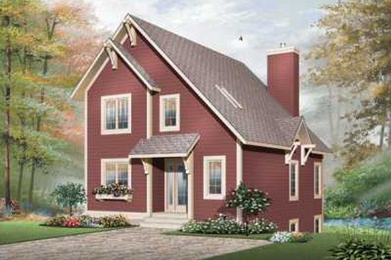 House Design - Colonial Exterior - Front Elevation Plan #23-662