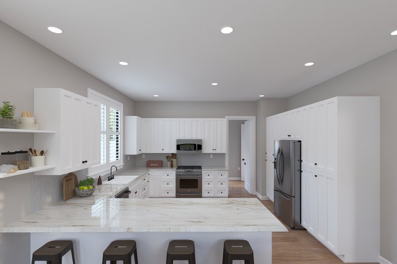 House Blueprint - Interior - Kitchen for Farmhouse House Plan #1060-489 - 3 bed, 2.5 bath