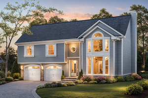 Contemporary Exterior - Front Elevation Plan #30-189