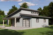 Modern Style House Plan - 0 Beds 1 Baths 624 Sq/Ft Plan #1106-167 Exterior 