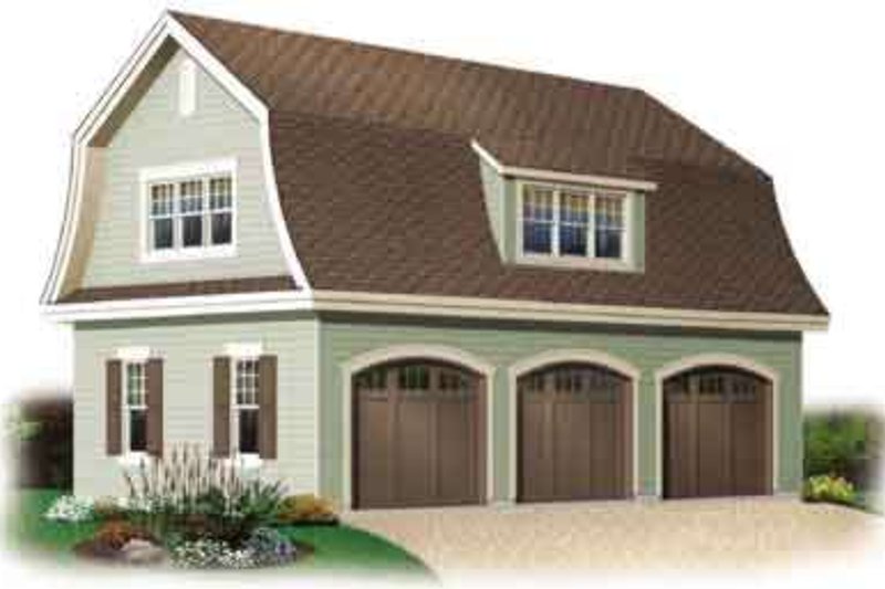 Home Plan - Traditional Exterior - Front Elevation Plan #23-440