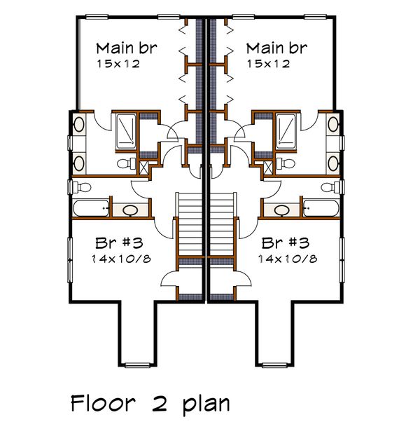 Dream House Plan - Craftsman Floor Plan - Upper Floor Plan #79-249