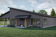 Modern Style House Plan - 2 Beds 2 Baths 2214 Sq/Ft Plan #455-466 Exterior 
