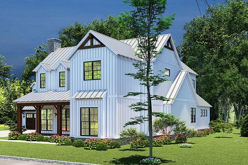 House Blueprint - Exterior - Other Elevation for Farmhouse House Plan #923-273 - 4 bed, 3.5 bath