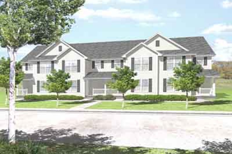 Exterior - Front Elevation 2 for Traditional House Plan #50-265 - 3 bed, 1 bath