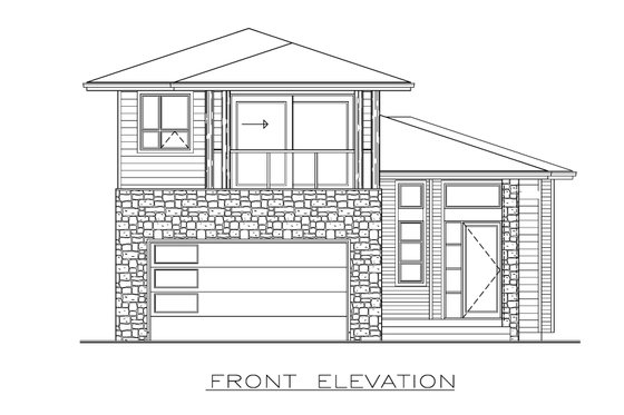 Exterior - Front Elevation 3 for Farmhouse House Plan #1100-113 - 3 bed, 2.5 bath