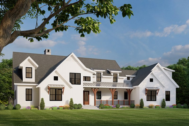 House Plan Design - Farmhouse Exterior - Front Elevation Plan #1088-3