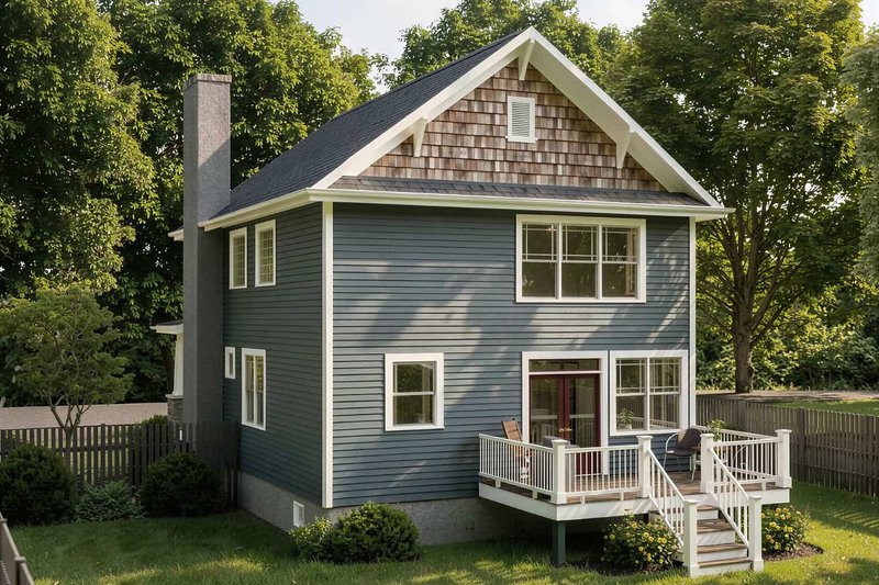 Dream House Plan - Exterior - Other Elevation for Craftsman House Plan #79-266 - 3 bed, 2.5 bath