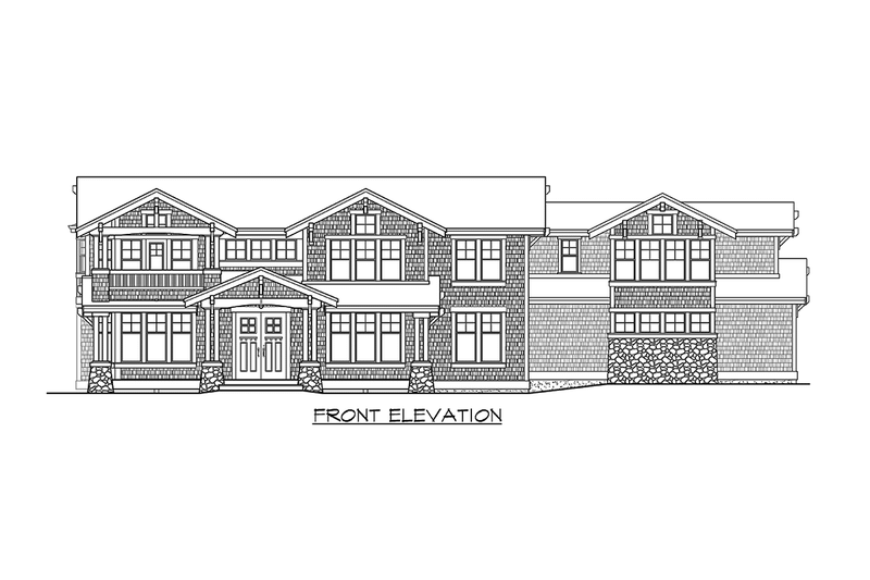 Dream House Plan - Exterior - Other Elevation for Craftsman House Plan #132-164 - 4 bed, 3.5 bath