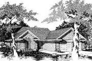 Traditional Style House Plan - 3 Beds 2 Baths 1199 Sq/Ft Plan #329-103 