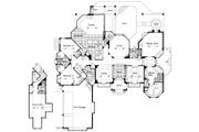 European Style House Plan - 4 Beds 4 Baths 3064 Sq/Ft Plan #417-420 