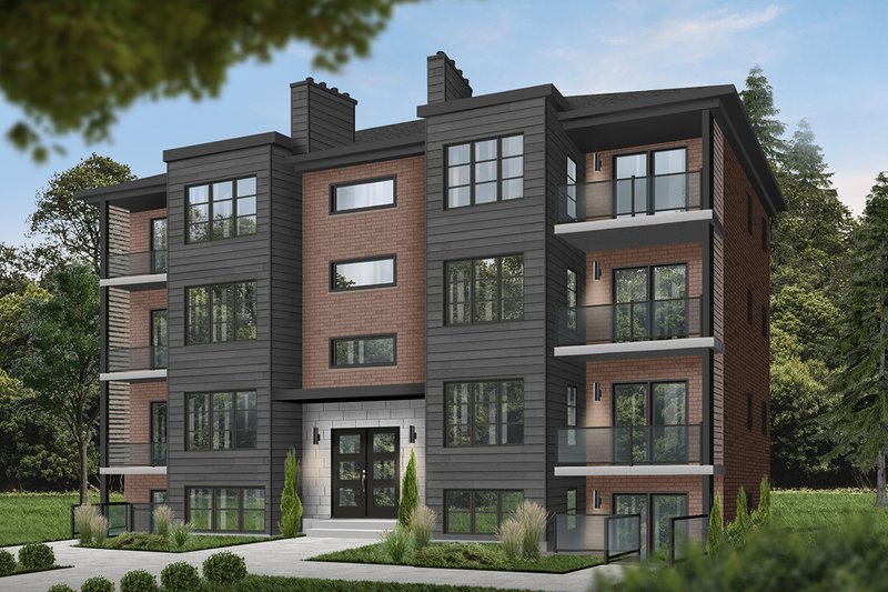 Home Plan - European Exterior - Front Elevation Plan #23-2050